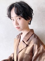 アイティーバイアルバム 北千住店(IT by ALBUM)&nbsp;アンニュイパーマショート_ショコラアッシュふんわりカール_8884