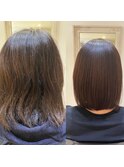 髪質改善ストレート