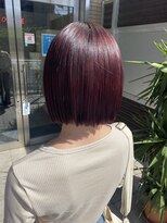 デバイス 東川口(DEVICE)&nbsp;切りっぱなしストンボブ　ボルドーカラー