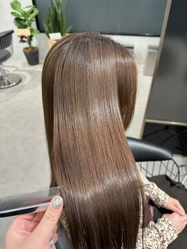 アース 鶴見店(HAIR&MAKE EARTH) ミルクティーベージュ×美髪