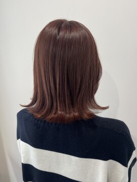 アメリ(ameri) 【ameri 仲丸】外ハネ×透明感◎ameriオレンジCOLOR