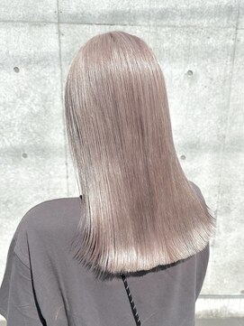 フリーラ 横浜(freera) 黒髪/グレーベージュ/レイヤーロング/前髪パーマ[横浜駅]