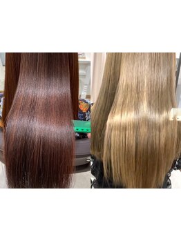 【長岡市/髪質改善】ハホニコのトリートメント取り扱い★毛先まで潤いをまとった感動のツヤ髪に♪