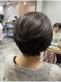大人可愛いショートグラデーション
