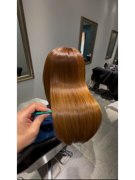 グレア(Glare) アッシュブラウン/髪質改善トリートメント