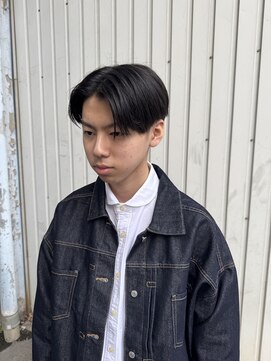 男を磨くメンズサロン オム グランド(HOMME GRAND) ナチュラルセンターパート