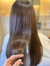 梅雨に負けない【髪質改善◎酸性ストレート】カット+内部補修Tr　￥20800