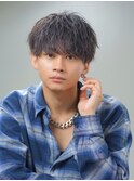 ツイストパーマ×マッシュショート