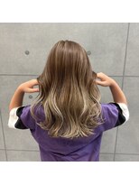 ヘアメロウ ココ(hair mellow CoCo...)&nbsp;ミルクティーベージュ×バレイヤージュ