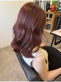 20代30代40代大人可愛いシアーピンク透明感肩ライン