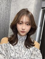 リベルテ 渋谷(Liberte)&nbsp;小顔カット/流れるレイヤー/韓国ヘア/おくれ毛/渋谷
