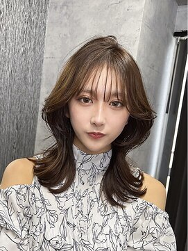 リベルテ 渋谷(Liberte) 小顔カット/流れるレイヤー/韓国ヘア/おくれ毛/渋谷