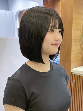 ロンド ボーイ 表参道(Lond BOY) ストンボブ/韓国/縮毛矯正/髪質改善/顔周り/ストレートボブ/原宿