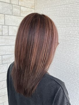 美容室 プラセル(Plaser) 秋色ハイライトデザイン