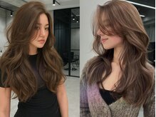 【海外ガール風ハイトーン×ケアブリーチ】垢抜け抜群の最旬ロング［鈴鹿／ハイトーン／ブリーチ／学割］