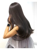 ALLY宍戸 暗い髪でもできる透明感カラーチャコールグレー