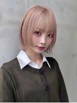 ヴェイン 渋谷(vain)&nbsp;ボブ レイヤー 顔周りレイヤー 小顔カット 透明感カラー