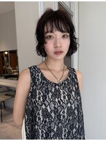ノラギンザユー(NORA GINZA/U)&nbsp;ニュアンスボブパーマくるくるパーマくせ毛パーマ