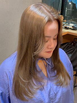 レイヤーカット/ミルクティーベージュ/レイヤー