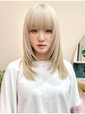 ホワイトブロンド☆レイヤー