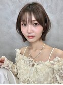 ブリーチなしカラー伸ばしかけヘア簡単スタイリング小顔ヘア