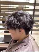 MEN’S HAIR/波巻きツイストスパイラル/リバースセンターパートO