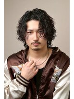 AI TOKYO+Sea MEN'S横浜 MEN'Sパーマ/MEN'Sカット【アイトーキョープラスシーメンズ】 横浜/ルーズパーマ/センターパート/ツイストスパイラル