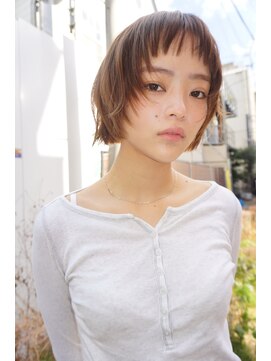ルノ(RUNO) ショート・ボブレイヤー/レイヤーカット/顔周りレイヤー/20代