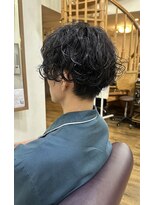 イタクラ 赤道店 (ITAKURA)&nbsp;メンズパーマ/スパイラル/センターパート/ニュアンスパーマ