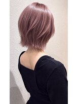 モリオ フロム ロンドン サッポロファクトリー店(morio FROM LONDON)&nbsp;morio 札幌 くびれボブ×ピンクベージュ
