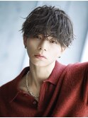 【ルーズウェーブ×シャドウパーマ】ミディアムマッシュ