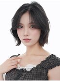 《Agu hair》レイヤーボブ×センターパート×外ハネ