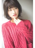【面長さんに最適】大人可愛いレイヤー小顔ボブ【表参道】
