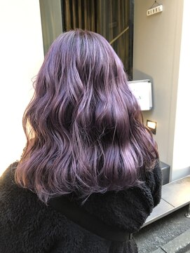 リゼル ユア 渋谷(RISEL YUA) 透明感抜群のパープルアッシュヘア