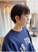 ダークグレー ショートボブ