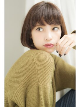 ウィズ 美容室 茂原店(Wiz) マロンショートボブ