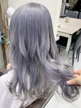 トルネード(TORNADO) ツイステカラーアズール風プラチナラベンダーアッシュグレー