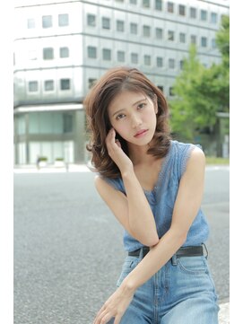 サイン ヘア イノベーション(sign HAIR INNOVATION) 大人可愛い、色気、小顔カットひし形シルエット【錦糸町】