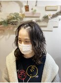 ミディアムさんのダウンスタイルアレンジ