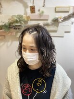 ミディアムさんのダウンスタイルアレンジ