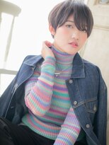 モッズ ヘア 福岡姪浜店(mod's hair)&nbsp;*mod's姪浜*…黒髪くすみカラーくせ毛風小顔マッシュショートe