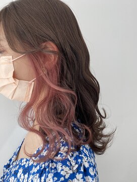 アライブ キチジョウジ(ALIVE Kichijoji) 韓国風インナーカラー/イヤリングカラー×さくらピンク