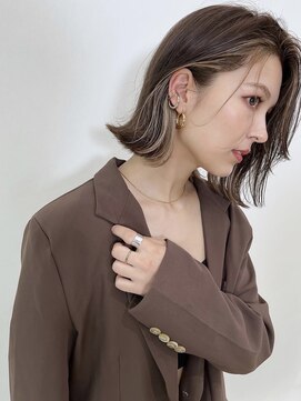 サイン 表参道(SIGN) フェイスハイライト インナーカラー/レイヤーカット