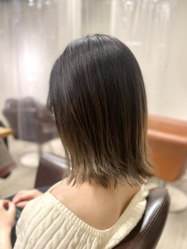 アンプリュス リアン(1+ Unplus lien) グラデーションカラーグレージュアッシュカラー/亀戸