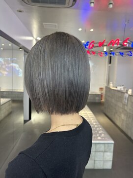 ゲーム 原宿店(GAME) ダブルカラーミルクティーベージュカラーケアブリーチハイトーン