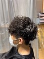 イロヘア アンジョウ(ilo.hair anjo) 波打ちパーマのショートスタイルです♪