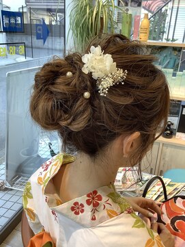 ヘアーアミューズ パール(Hair Amuse) ゆるアップ