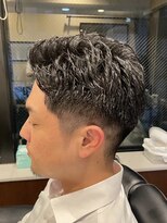 バルビエ グラン 銀座(barbier GRAND) ハーフロング × ナチュラルパーマ