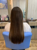 美容室 ダン エクセルシア(Dan)&nbsp;巻き髪OK人毛プレミアム編込エクステのロングスタイル★