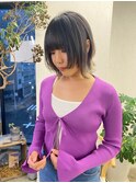 【kiji】ボブウルフ　×　毛先ハイライトカラー。＃久屋＃丸の内